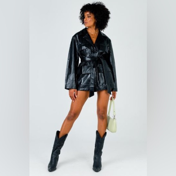 Victory Boulevard Mini Dress Black by Lioness from Princess Polly - Picture 2 of 8